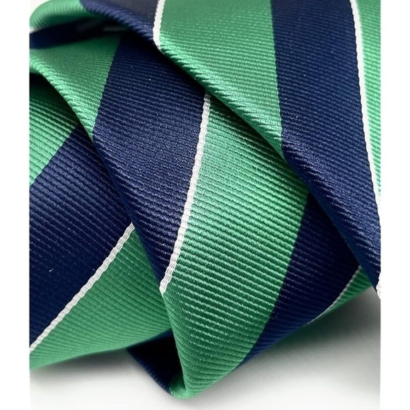 E1.12 College Striped Ties - Woven Necktie - Mens Ties Neck Tie by Scott Allan - Picture 8 of 8